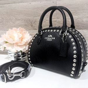 Coach Sydney Satchel With Rivets